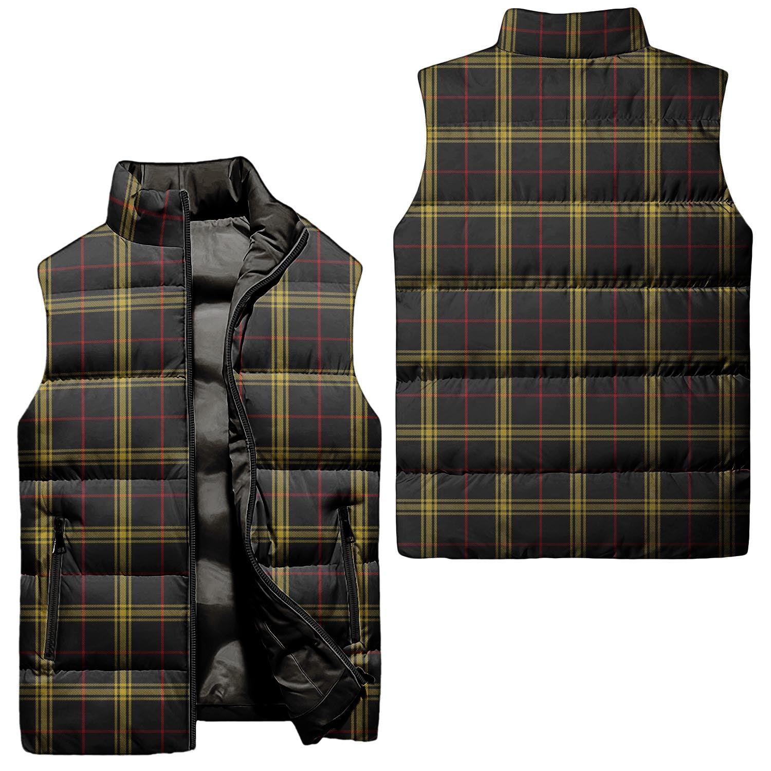 Gwynn Tartan Sleeveless Puffer Jacket Unisex - Tartan Vibes Clothing