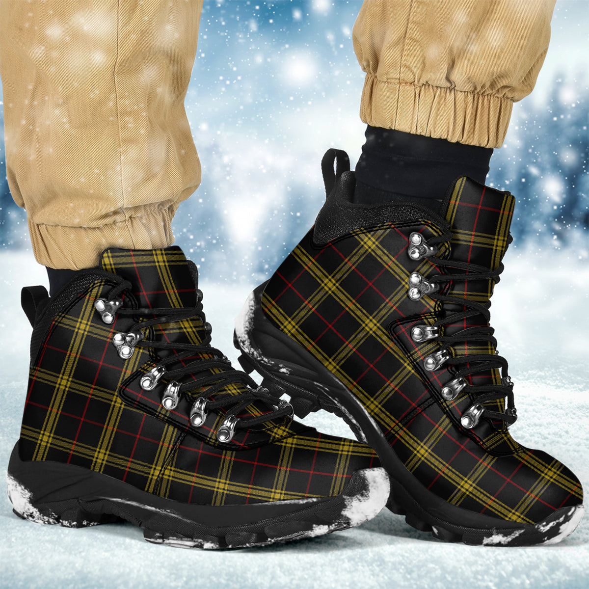 Gwynn Tartan Alpine Boots Men's Boots - Tartan Vibes Clothing