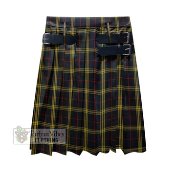 Gwynn Tartan Men's Pleated Skirt - Fashion Casual Retro Scottish Kilt Style