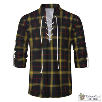 Gwynn Tartan Men's Scottish Traditional Jacobite Ghillie Kilt Shirt