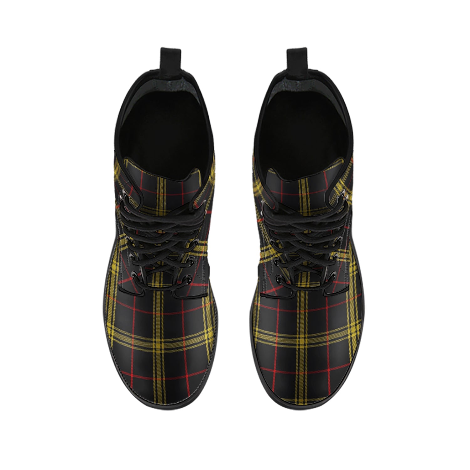 Gwynn Tartan Leather Boots - Tartan Vibes Clothing