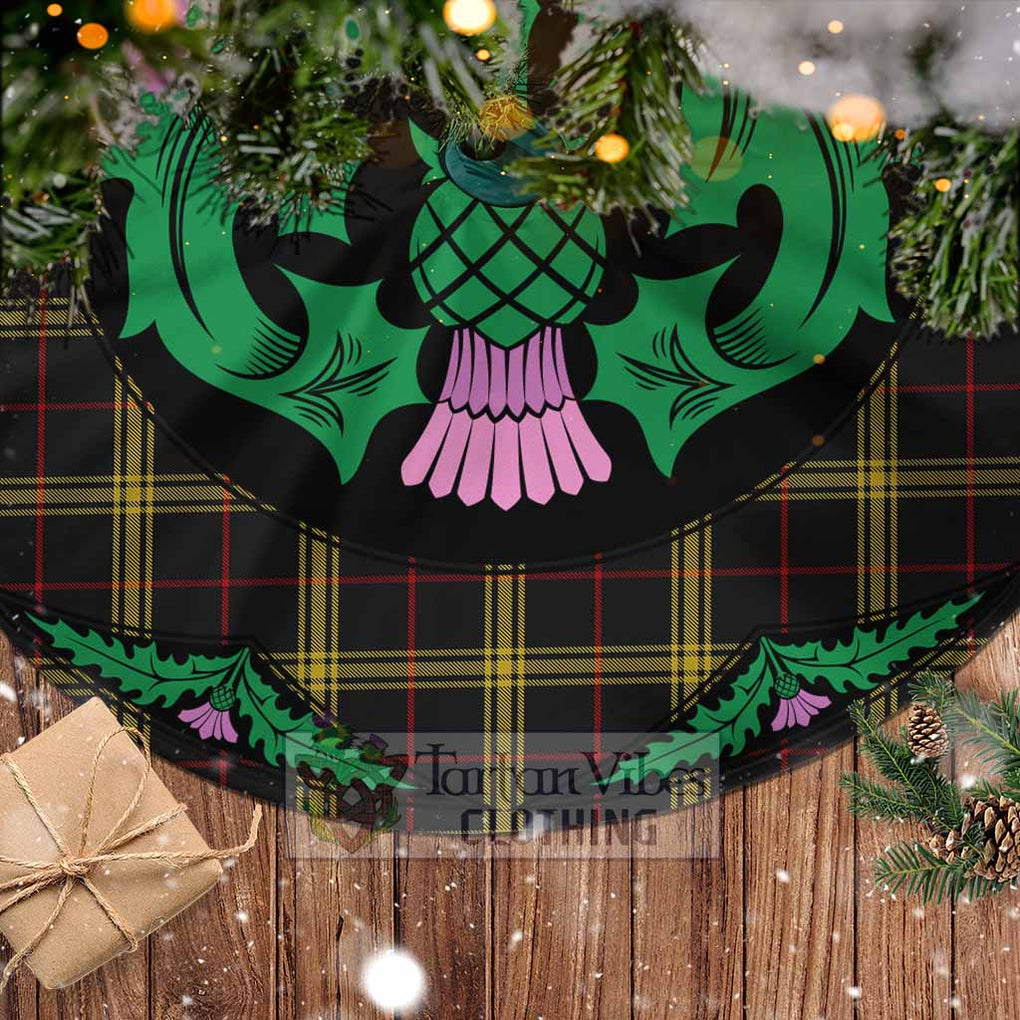 Gwynn Tartan Christmas Tree Skirt Scottish Thistle Style - Tartan Vibes Clothing