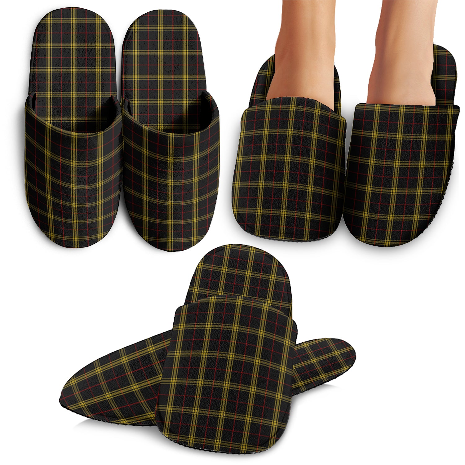 Gwynn Tartan Home Slippers - Tartan Vibes Clothing
