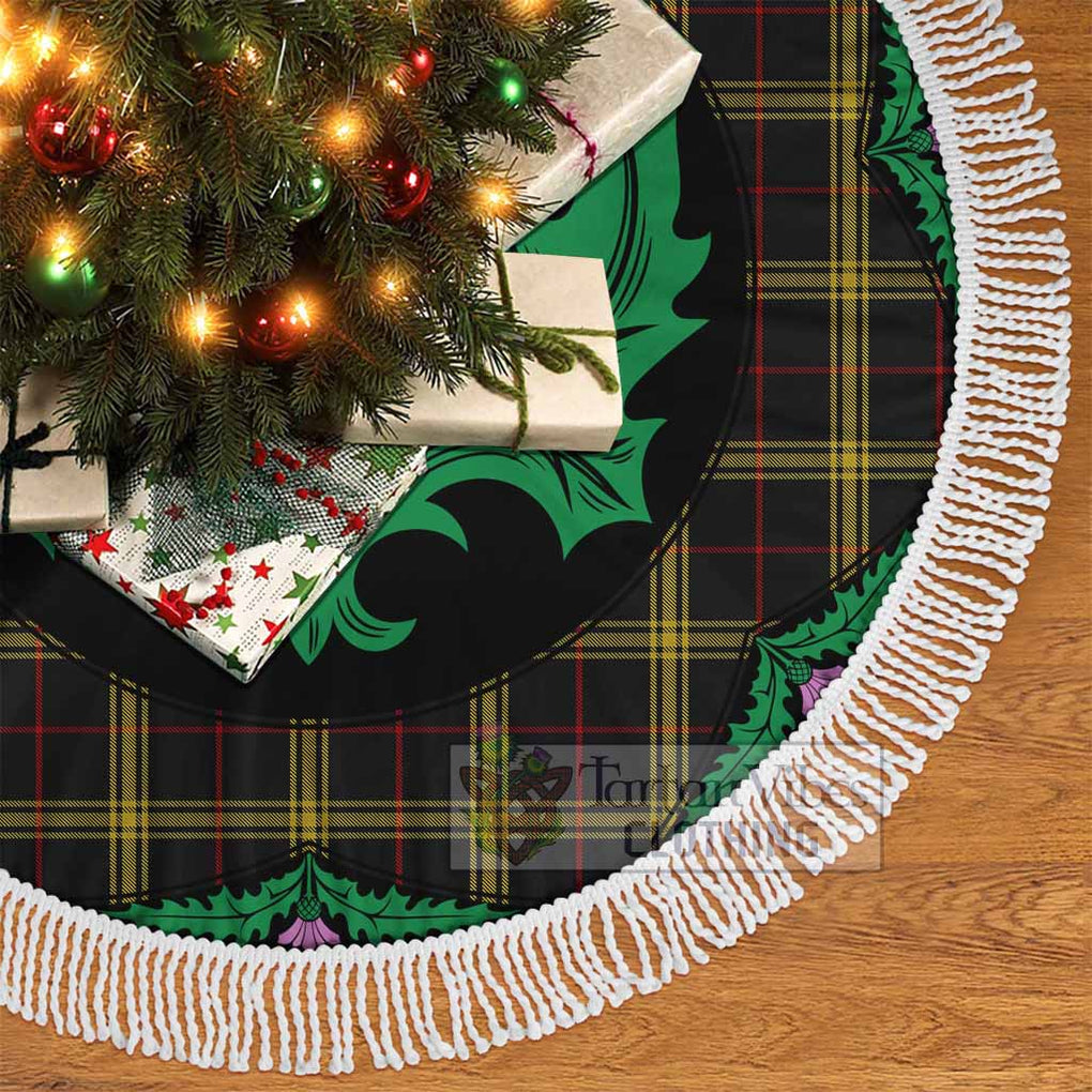 Gwynn Tartan Christmas Tree Skirt Scottish Thistle Style - Tartan Vibes Clothing