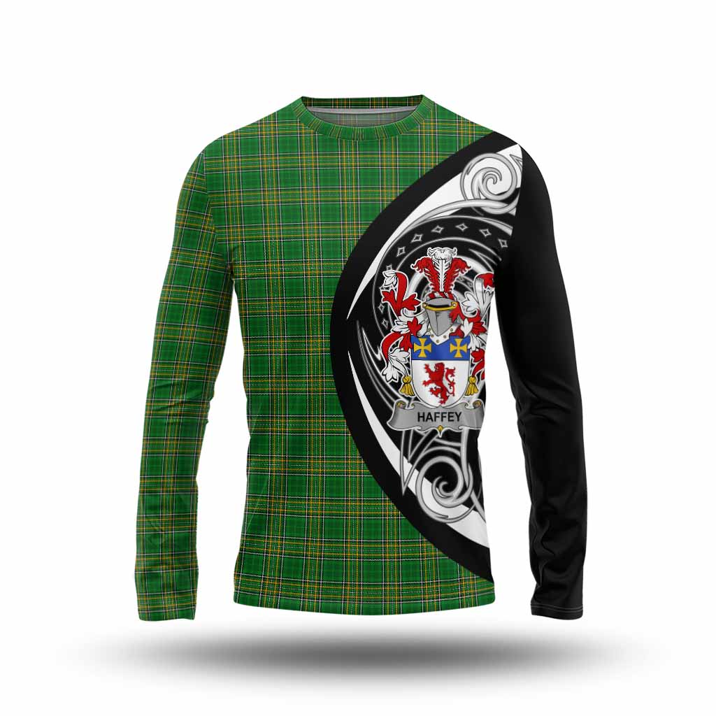Haffey Irish Clan Long Sleeve T-Shirt Celtic Circle Style Unisex - Tartan Vibes Clothing