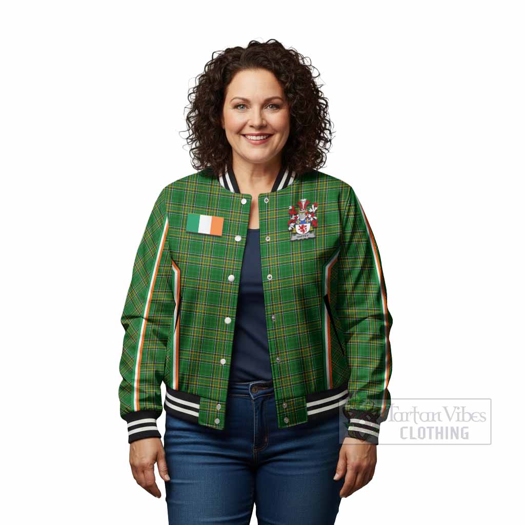 Haffey Irish Clan Coat of Arm Tartan Baseball Jacket Flag Style