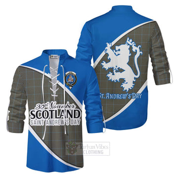 Tartan Vibes Clothing Haig Family Crest Tartan Ghillie Kilt Shirt Celebrate Saint Andrew's Day in Style