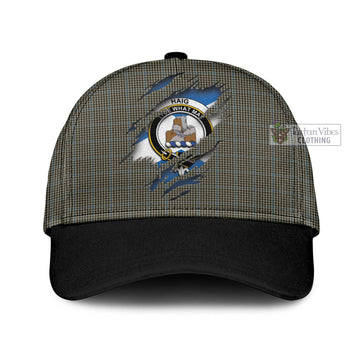 Haig Tartan Classic Cap with Family Crest In Me Style