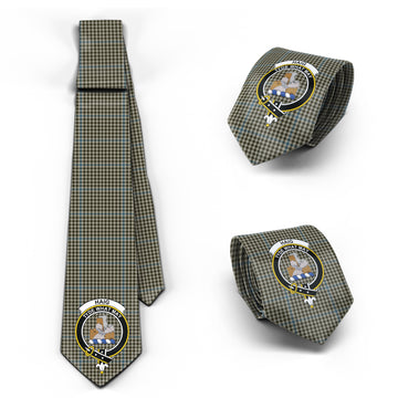 Haig Tartan Classic Necktie with Family Crest