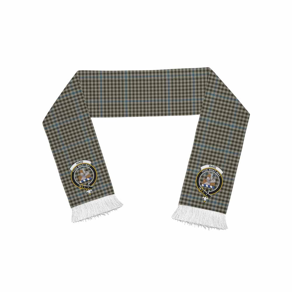Tartan Vibes Clothing Haig Tartan Ruffneck Scarf with Family Crest