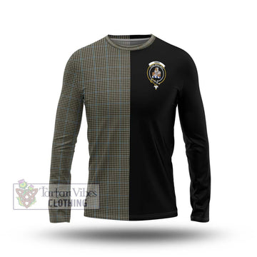 Haig Tartan Long Sleeve T-Shirt with Family Crest and Half Of Me Style Unisex - Tartan Vibes Clothing