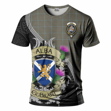 Tartan Vibes Clothing Haig Tartan Family Crest T-Shirt Lion Rampant Royal Thistle Shield Celtic Inspired