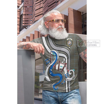 Haig Tartan Cotton T-shirt with Epic Bagpipe Style