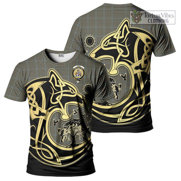 Haig Tartan T-Shirt with Family Crest Celtic Wolf Style Kid's Shirt - Tartan Vibes Clothing