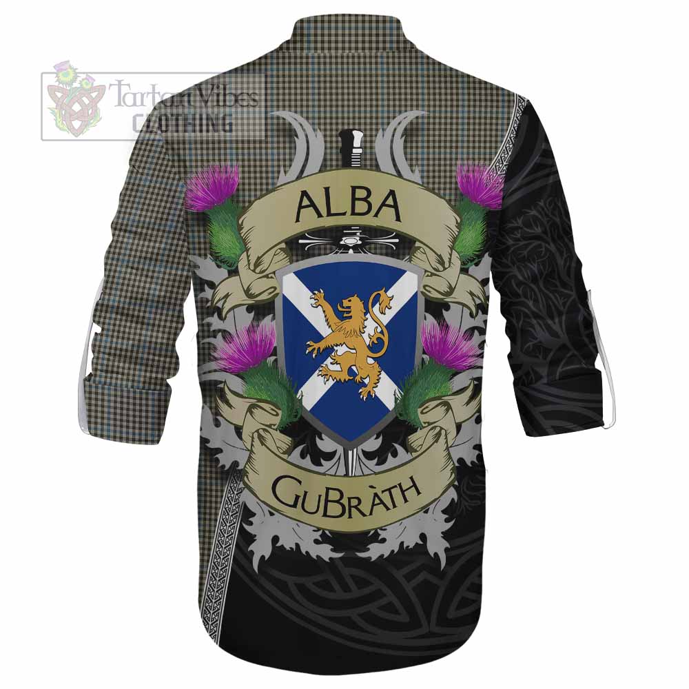 Tartan Vibes Clothing Haig Tartan Family Crest Ghillie Kilt Shirt Lion Rampant Royal Thistle Shield Celtic Inspired