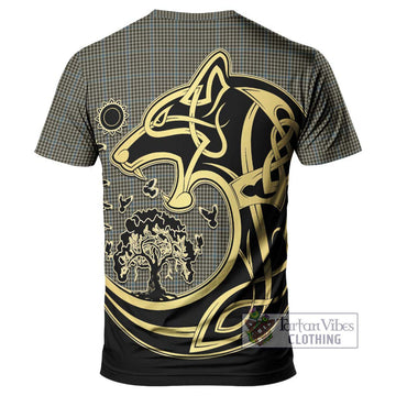 Haig Tartan T-Shirt with Family Crest Celtic Wolf Style - Tartan Vibes Clothing