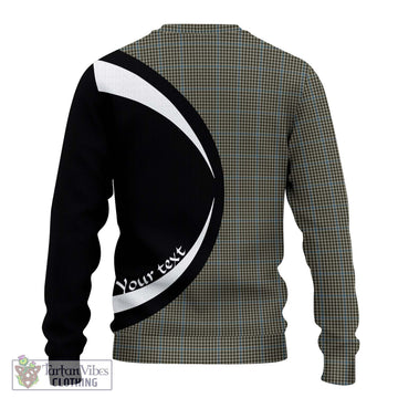 Haig Tartan Ugly Sweater with Family Crest Circle Style - Tartan Vibes Clothing
