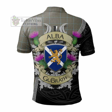 Haig Tartan Family Crest Polo Shirt Lion Rampant Royal Thistle Shield Celtic Inspired