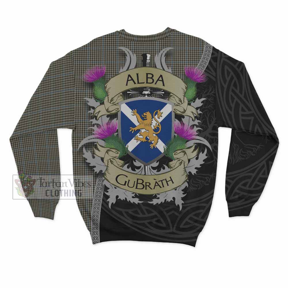 Tartan Vibes Clothing Haig Tartan Family Crest Sweatshirt Lion Rampant Royal Thistle Shield Celtic Inspired