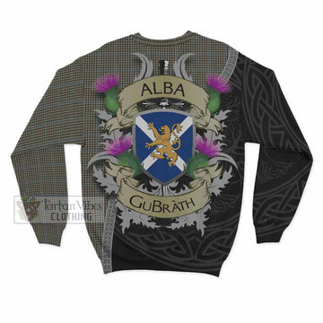 Tartan Vibes Clothing Haig Tartan Family Crest Sweatshirt Lion Rampant Royal Thistle Shield Celtic Inspired