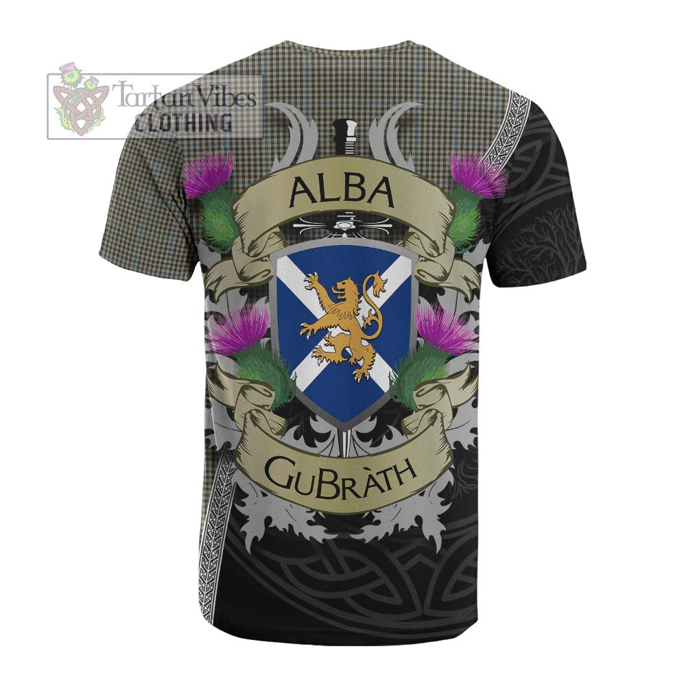 Tartan Vibes Clothing Haig Tartan Family Crest Cotton T-shirt Lion Rampant Royal Thistle Shield Celtic Inspired