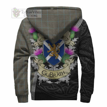 Haig Tartan Family Crest Sherpa Hoodie Lion Rampant Royal Thistle Shield Celtic Inspired