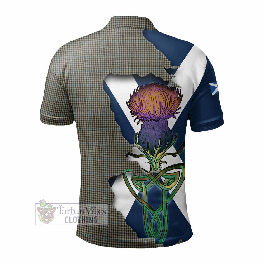 Tartan Vibes Clothing Haig Tartan Family Crest Polo Shirt Scottish Thistle Celtic Inspired