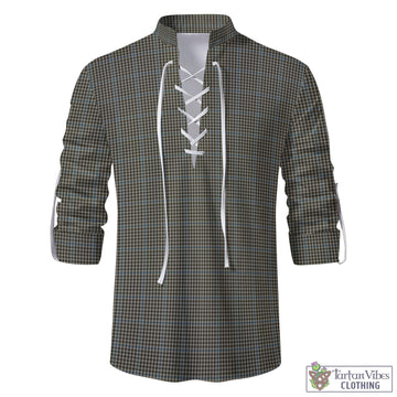 Tartan Vibes Clothing Haig Tartan Men's Scottish Traditional Jacobite Ghillie Kilt Shirt