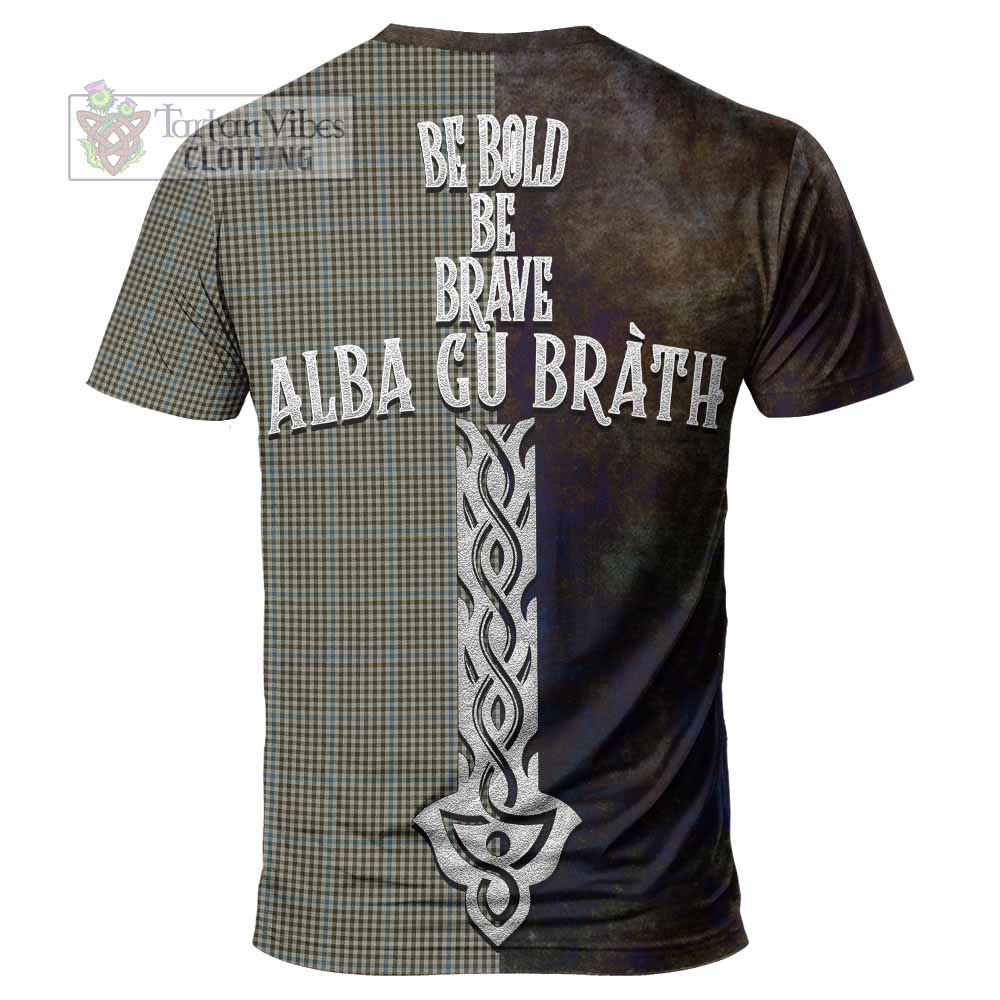 Haig Tartan Family Crest T-Shirt Alba Gu Brath Be Brave Lion Ancient Style - Tartan Vibes Clothing