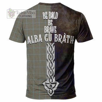 Haig Tartan Family Crest T-Shirt Alba Gu Brath Be Brave Lion Ancient Style