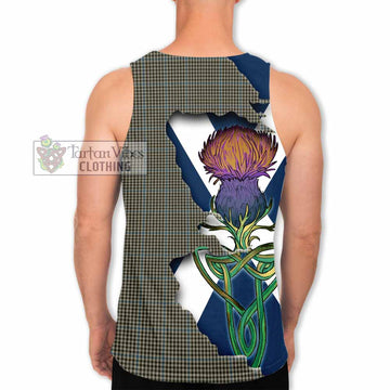 Haig Tartan Family Crest Men's Tank Top Scottish Thistle Celtic Inspired