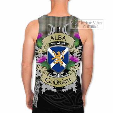 Haig Tartan Family Crest Men's Tank Top Lion Rampant Royal Thistle Shield Celtic Inspired