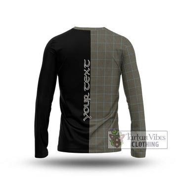 Haig Tartan Long Sleeve T-Shirt with Family Crest and Half Of Me Style - Tartan Vibes Clothing