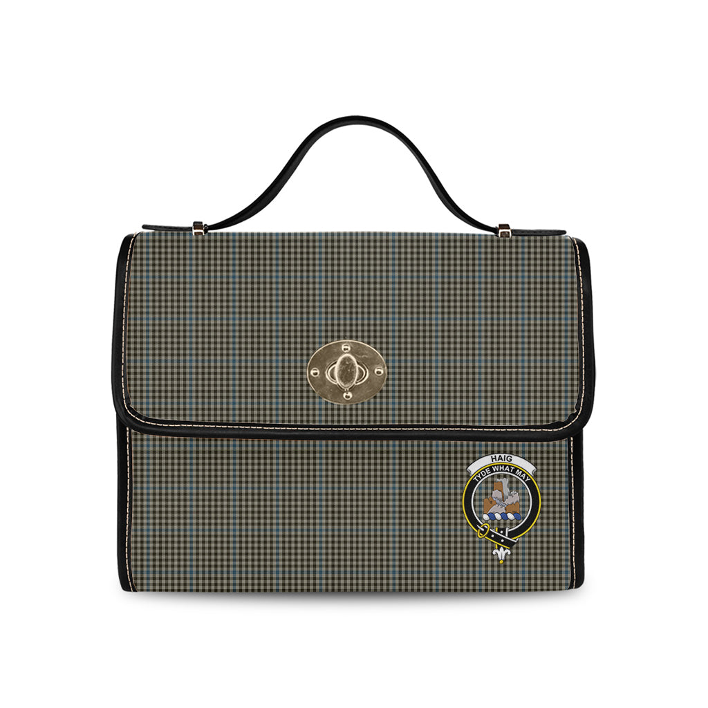 haig-tartan-leather-strap-waterproof-canvas-bag-with-family-crest