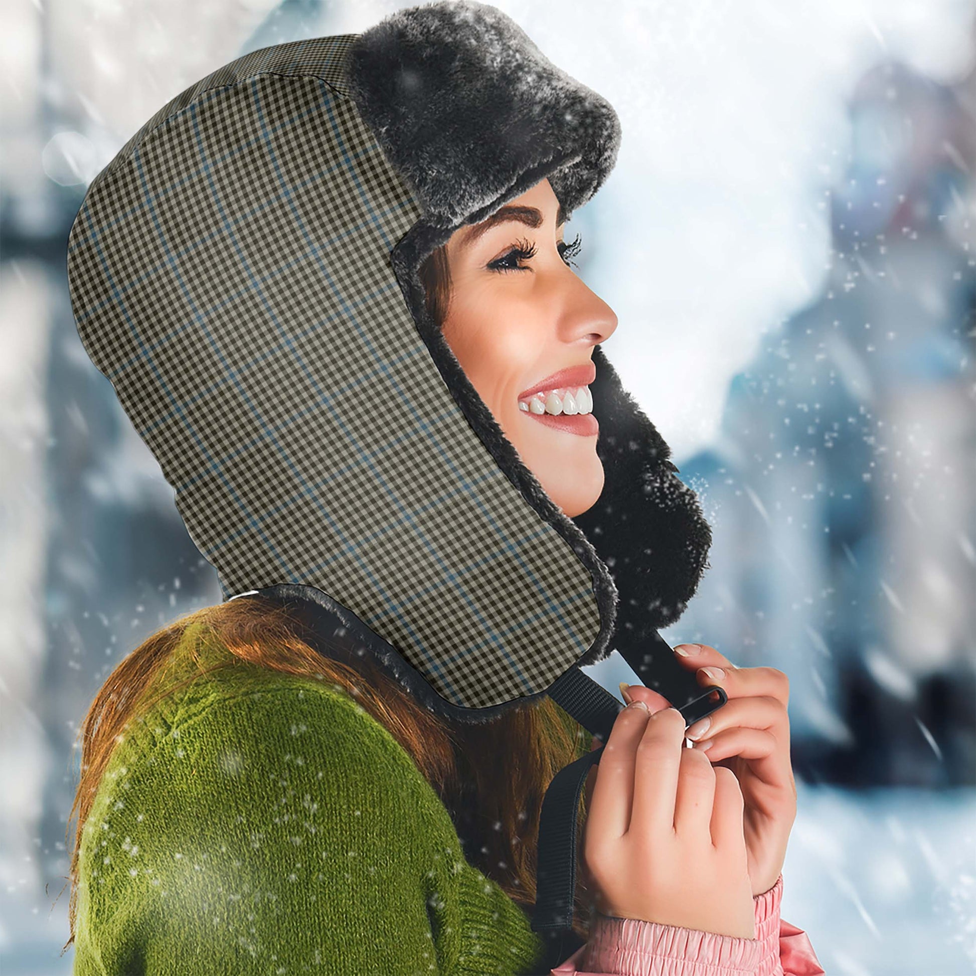 Haig Tartan Winter Trapper Hat - Tartanvibesclothing