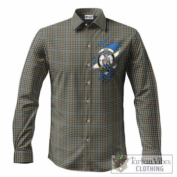 Haig Clan Crest In Me Tartan Long Sleeve Button Shirts Scotland Flag Style