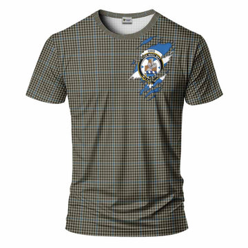 Haig Clan Crest In Me Tartan T-Shirt Scotland Flag Style