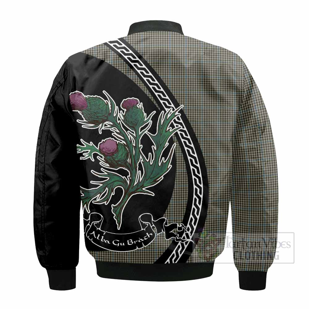 Haig Family Crest Tartan Bomber Jacket Alba Thistle Inspired - Tartan Vibes Clothing