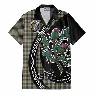 Haig Family Crest Tartan Cotton Hawaiian Shirt Alba Thistle Inspired - Tartan Vibes Clothing