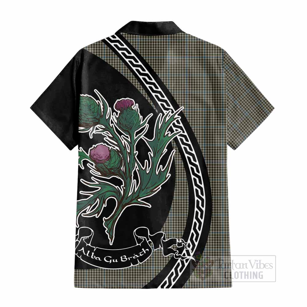 Haig Family Crest Tartan Cotton Hawaiian Shirt Alba Thistle Inspired - Tartan Vibes Clothing