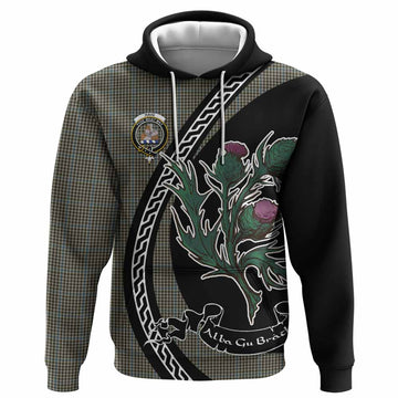 Haig Family Crest Tartan Hoodie Alba Thistle Inspired