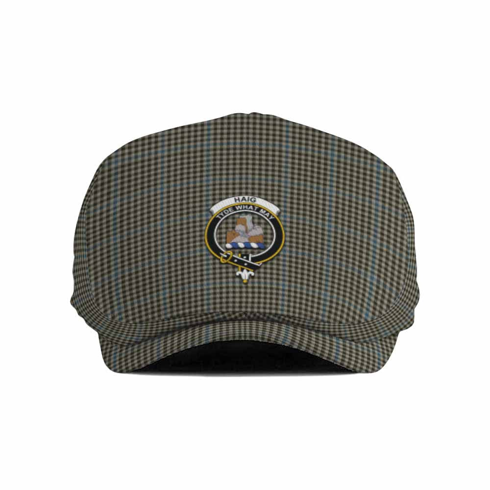 Haig Family Crest Tartan Jeff Cap, Tartan Flat Cap
