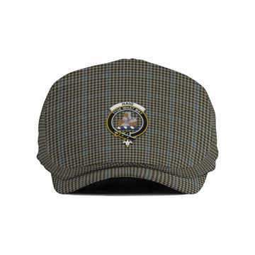 Haig Family Crest Tartan Jeff Cap, Tartan Flat Cap