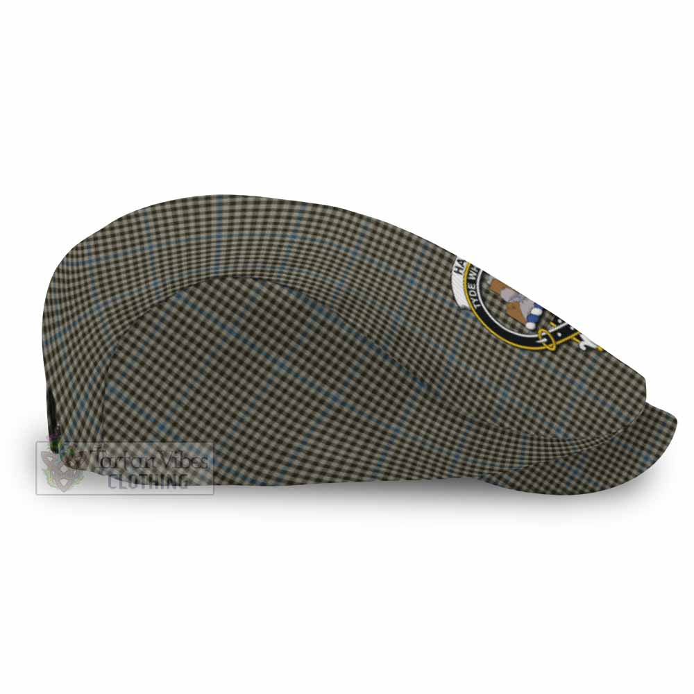 Haig Family Crest Tartan Jeff Cap, Tartan Flat Cap