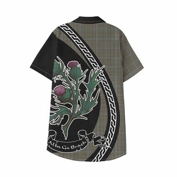 Haig Family Crest Tartan Kid Hawaiian Shirt Alba Thistle Inspired - Tartan Vibes Clothing