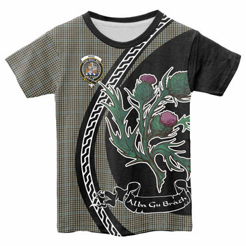 Haig Family Crest Tartan Kid T-shirt Alba Thistle Inspired - Tartan Vibes Clothing