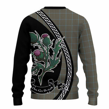 Haig Family Crest Tartan Knitted Sweater Alba Thistle Inspired
