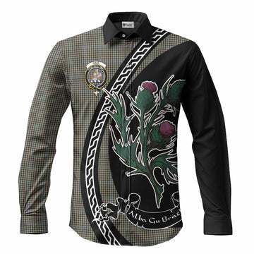 Haig Family Crest Tartan Long Sleeve Button Shirts Alba Thistle Inspired