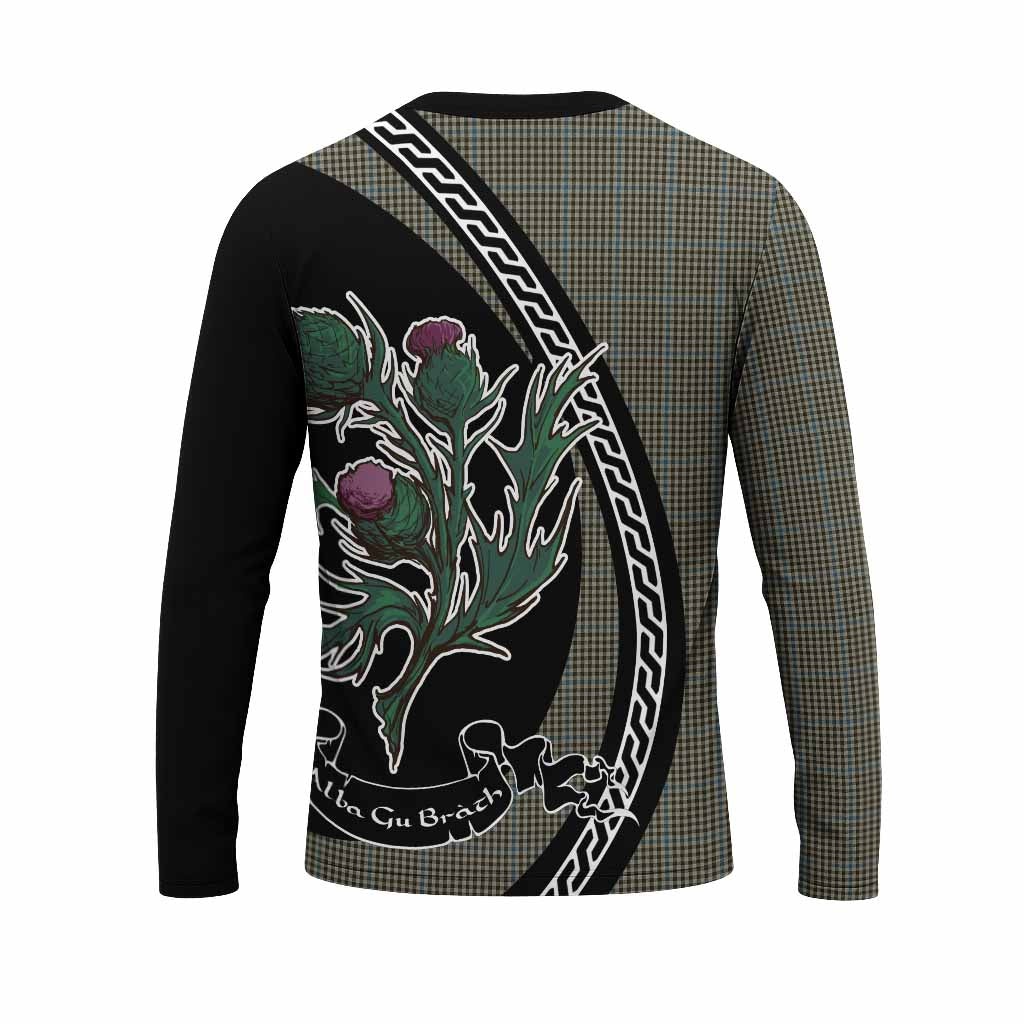 Haig Family Crest Tartan Long Sleeve T-Shirt Alba Thistle Inspired - Tartan Vibes Clothing