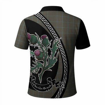 Haig Family Crest Tartan Polo Shirt Alba Thistle Inspired